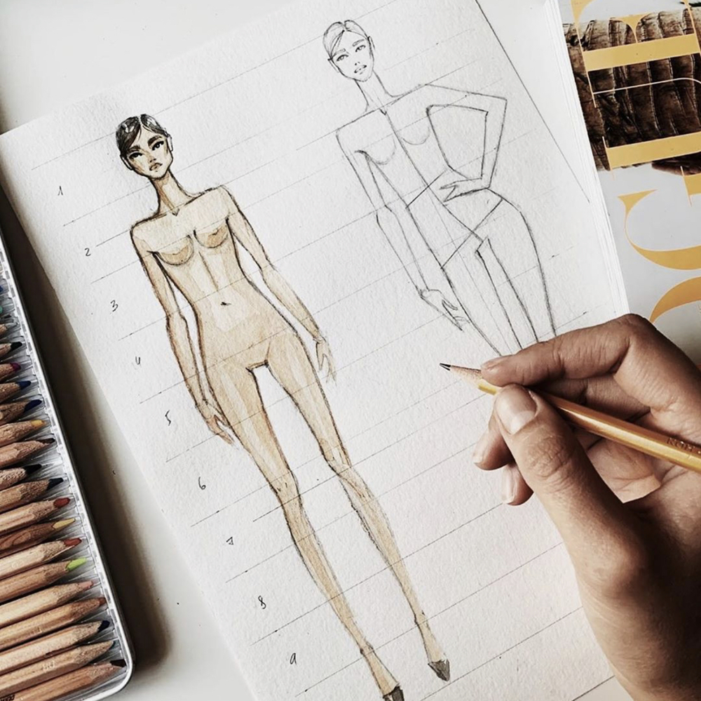 How To Draw A Fashion Sketches For Beginners