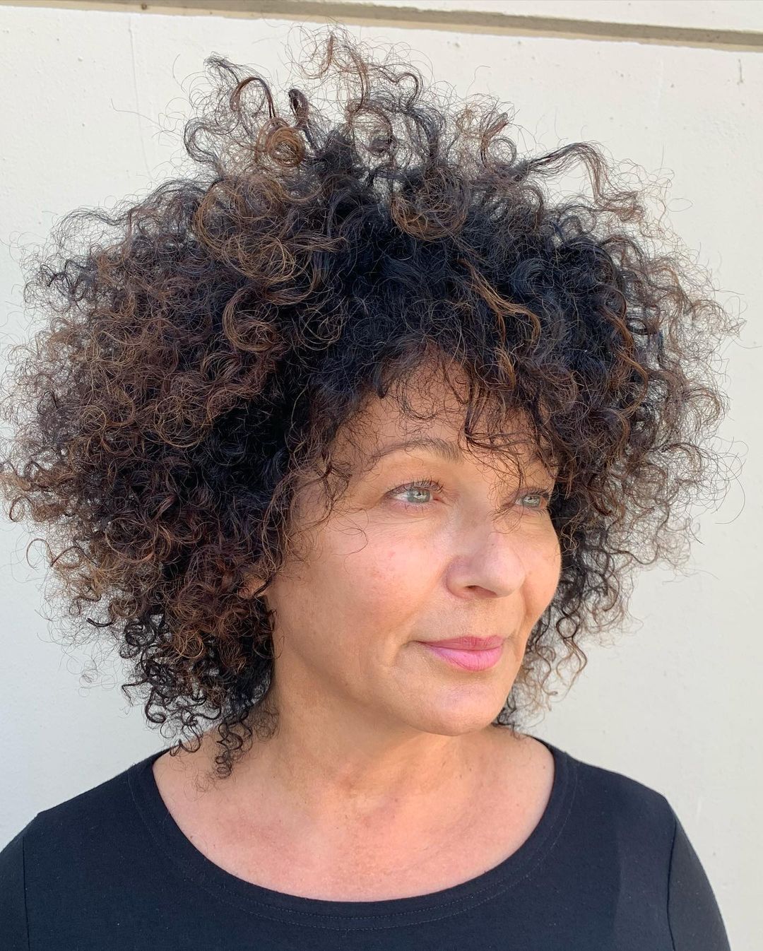 Short Curly Hair For Women Over 50