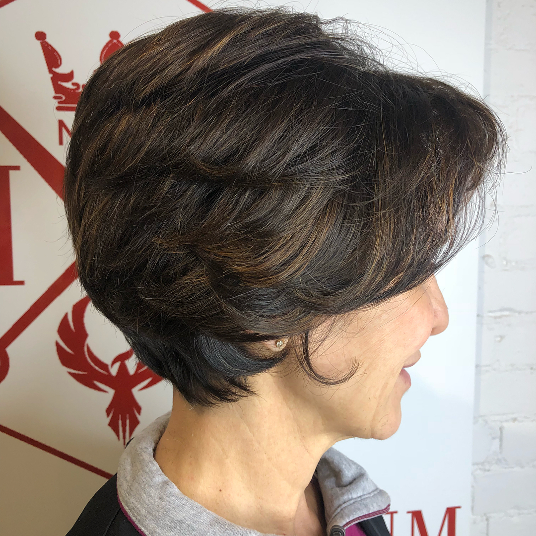 Short Hair Styles For Ladies In Their 50's
