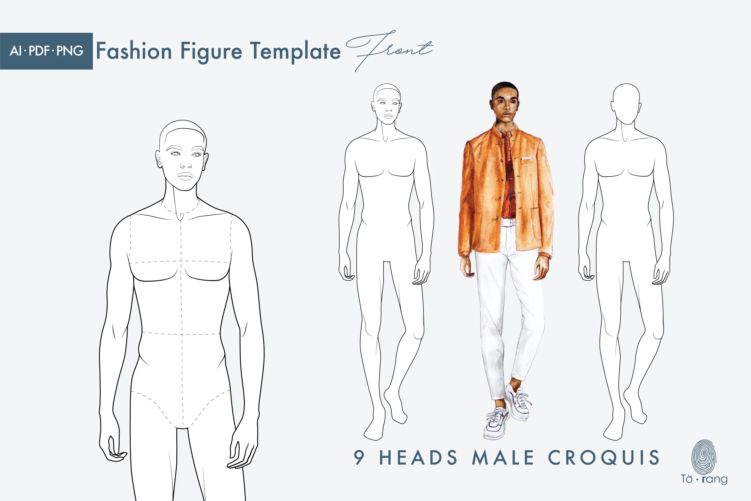 How To Draw Male Fashion Figures