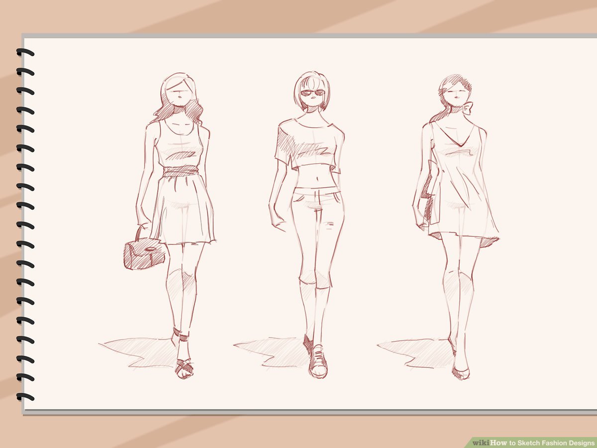Learn To Draw Fashion Models