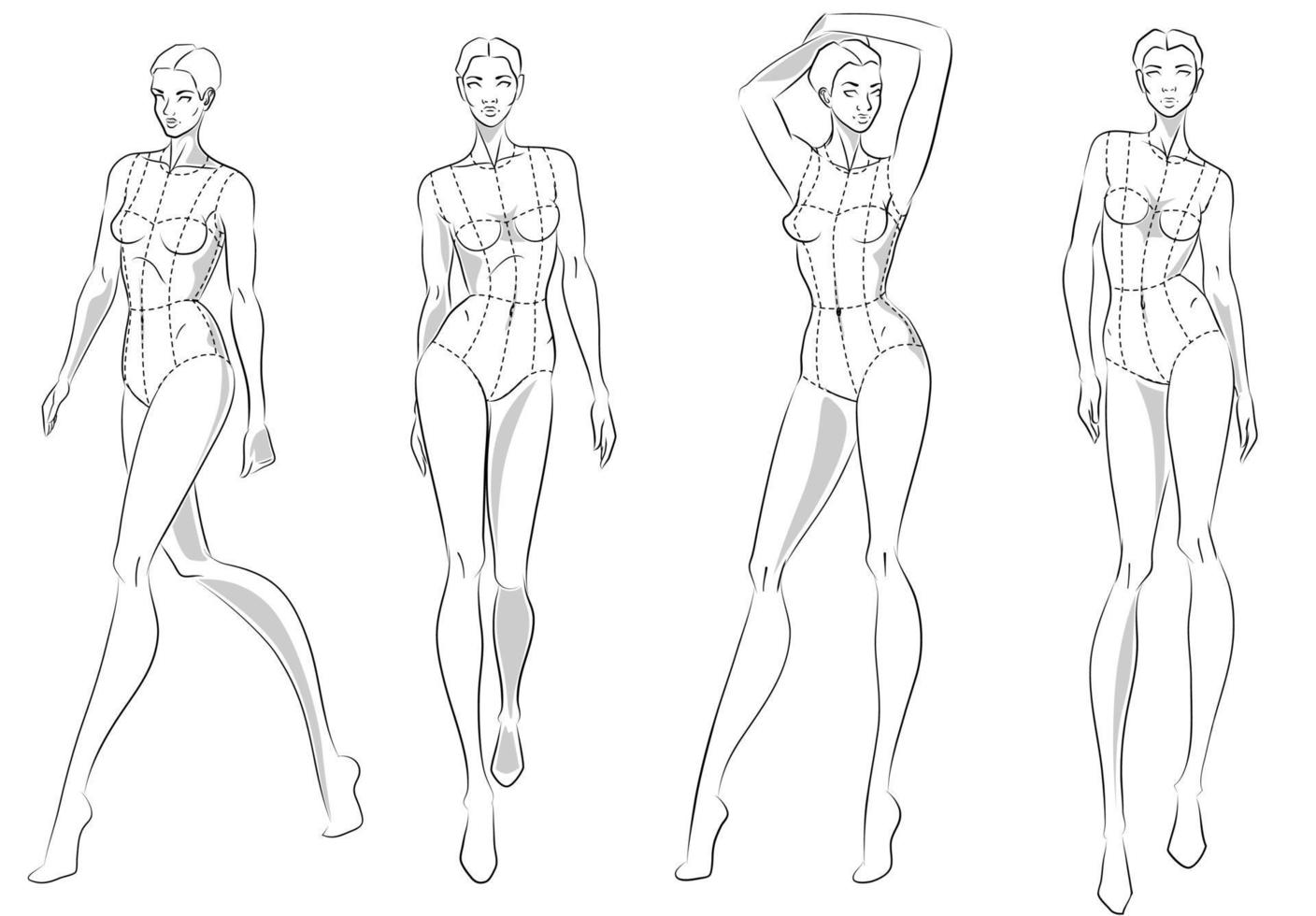 How To Draw Fashion Body Sketches