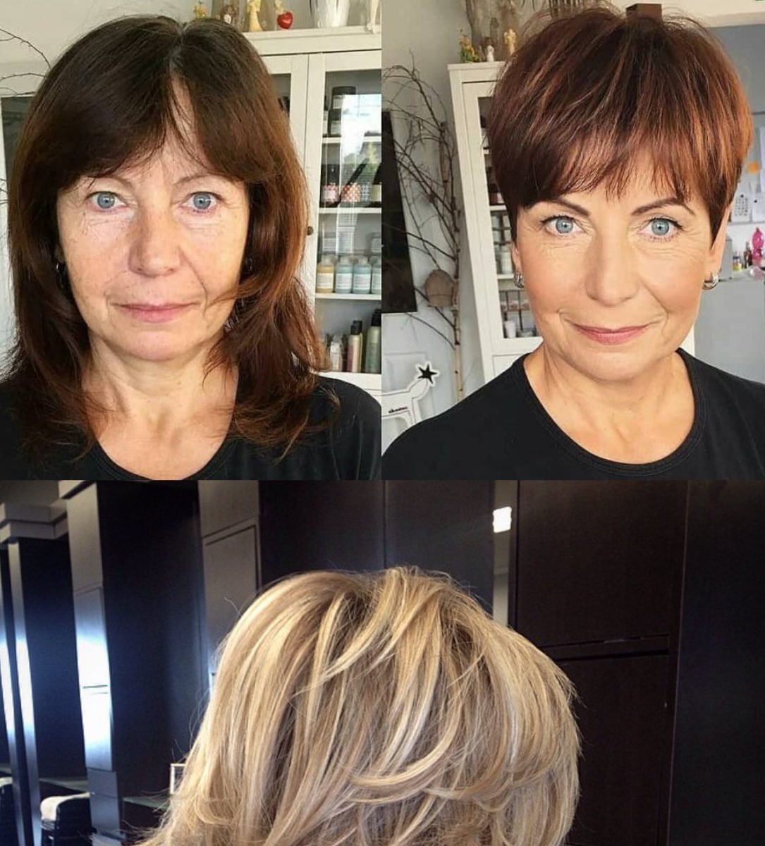 Short Hair Styles For Women In Their 50's