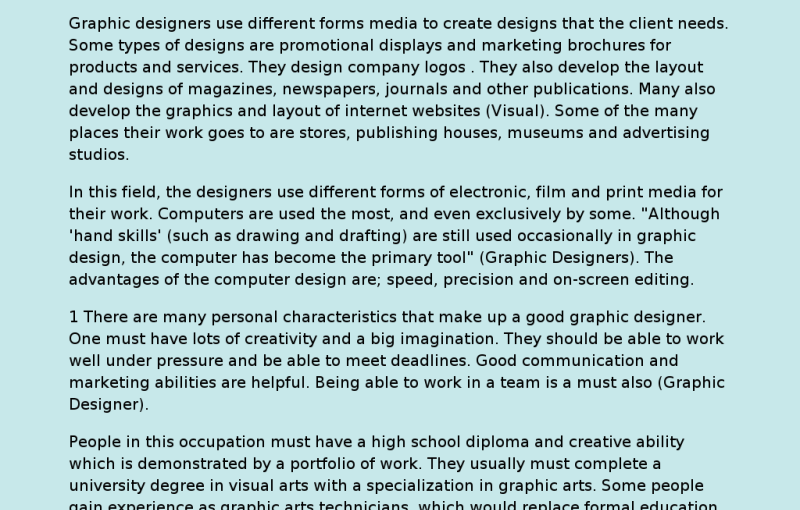 Graphic Designers And Their Work