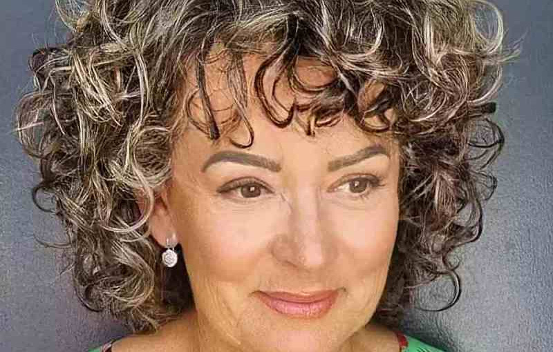 Short Curly Hair For Women Over 50