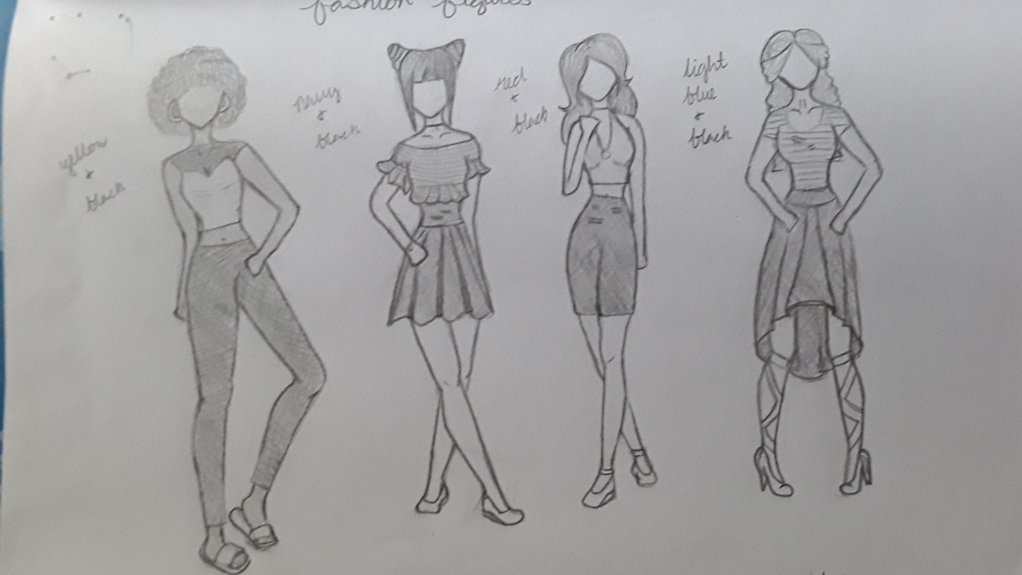 How To Draw Figures For Fashion Design